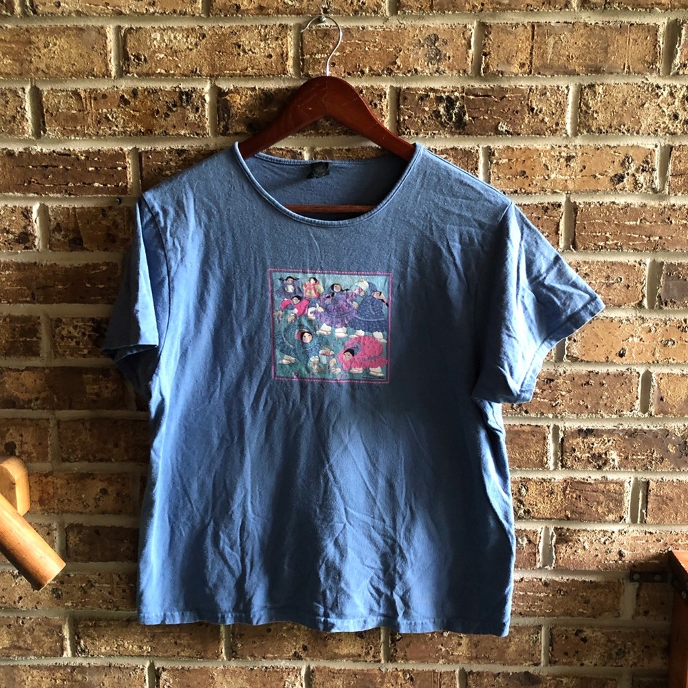 VTG 80s RARE Alaska Inuit T-Shirt